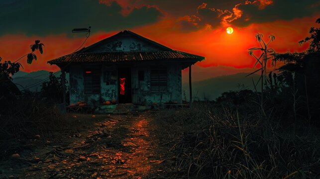 A spooky Halloween night in Jamaica, with duppy spirits and obeah rituals performed under the watchful eyes of the rolling hills