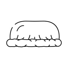 muraltaschen nutrition line icon vector. muraltaschen nutrition sign. isolated contour symbol black illustration