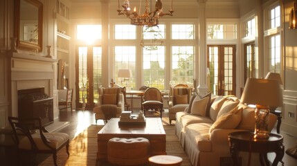 Lighting plays a crucial role in a living room.