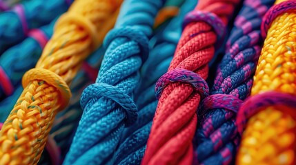 With multiple colors of Paracord background
