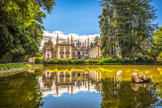 Famous estate House of Mateus wineyard in Vila Real, Portugal
