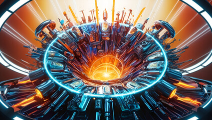 abstract background with circles