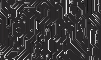 digital black technology circuit board texture background