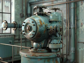 Fototapeta premium 3D render of an industrial mixer