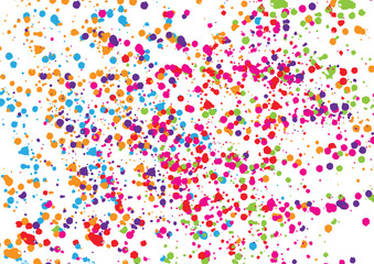 Abstract vector splatter color isolate background design. illustration vector design.