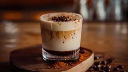 Specialty coffee shops often offer unique and creative drinks. Describe a specialty coffee drink you've tried or would like to try. What ingredients make it special