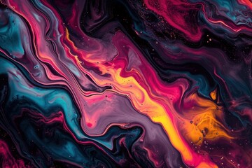 Obraz premium Multi-layered Abstract background. Speed color light. Generate Ai