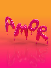 3d typing wallpaper background amore love