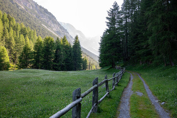 in the alps, Val S-charl, Scuol, lower Engadine, Swiss