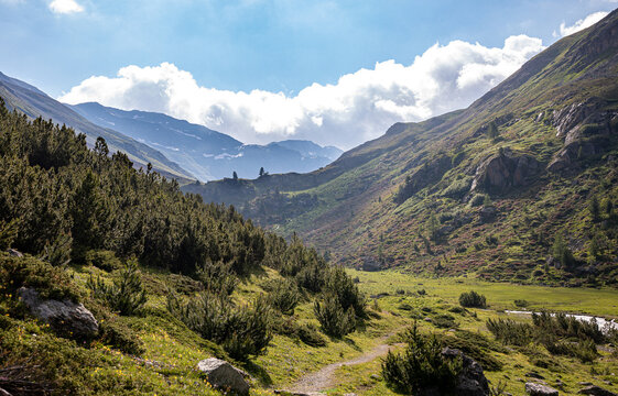 in the alps, Val S-charl, Scuol, lower Engadine, Swiss