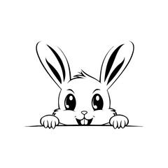 Fototapeta premium bunny rabbit vector