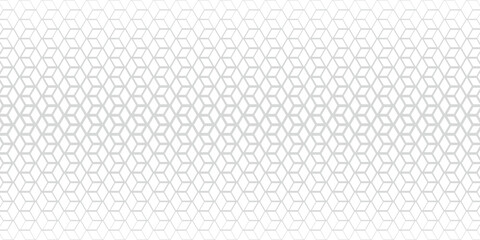 Hexagons pattern in 3D perspective vector abstract background, technology theme network and big data image.