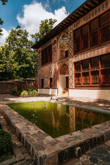 Fototapeta premium Ancient palaces in the city of Sheki, Azerbaijan