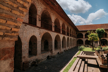 Ancient palaces in the city of Sheki, Azerbaijan