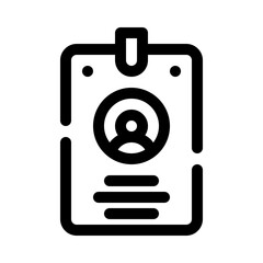 identification line icon