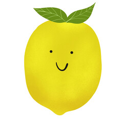 lemon with a smile