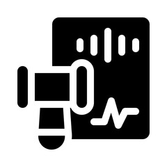 judgement glyph icon