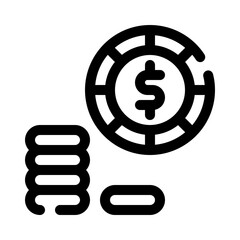 currency line icon