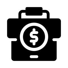 finance glyph icon