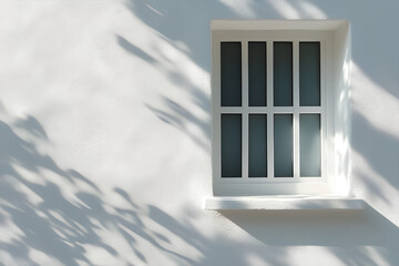 Fototapeta premium Window backgrounds shadow white
