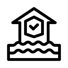 flood line icon