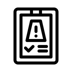 incident line icon