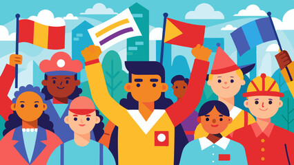 Labor Day Parade: A vibrant parade featuring floats, banners, and participants celebrating labor unions and workers&rsquo; achievements.