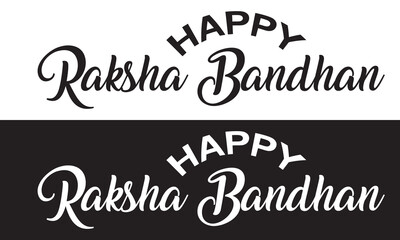 Raksha Bandhan, typography, banner, calligraphy, text, and. Raksha Bandhan banner,  Rakhi celebration in India, with, happy Raksha Bandhan Banner, Social Media Banner. Vector illustration. Eps 10