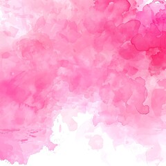 Pink watercolor background, white background, high resolution