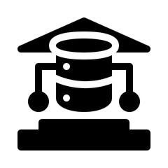 data glyph icon