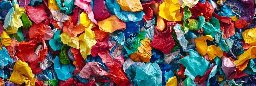 Poster abstract colorful background of crumpled paper - a vibrant abstract background featuring crumpled pa