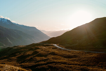 Obraz premium sunrise in the mountains