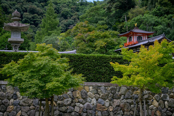 akuoin Buddhist Temple at Mount Takao, Japan