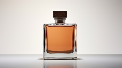 Perfume Bottle With Brown Liquid