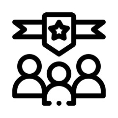 leadership line icon