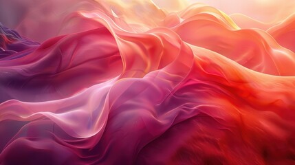 Obraz premium fluent style simple red gradient background.