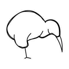 toucan bird line icon vector. toucan bird sign. isolated contour symbol black illustration