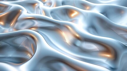 Fototapeta premium fluent style simple silver gradient background.