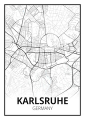 Naklejka premium Karlsruhe, Allemagne