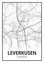 Naklejka premium Leverkusen, Allemagne