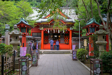 Yakuoin Buddhist Temple at Mount Takao, Japan