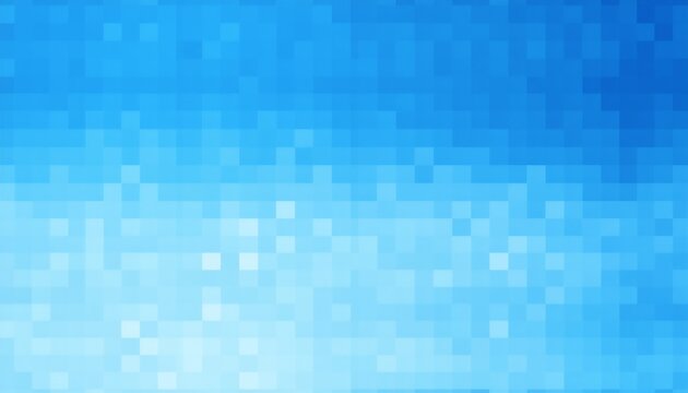 blue pixel grid with different intensities the squares create a layered effect forming a cohesive and modern digital background