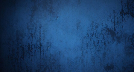 Fototapeta premium A backdrop of dark blue watercolor paint, providing a textured grunge effect that can serve as a dramatic background or banner.