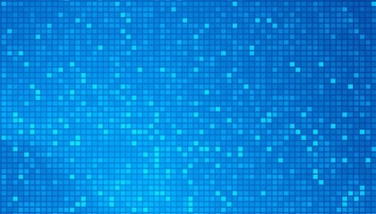 intricate blue pixel squares cover the entire background varying shades suggest digital movement subtle gradients enhance the texture creating a modern tech-inspired look