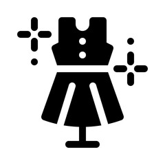 dress glyph icon