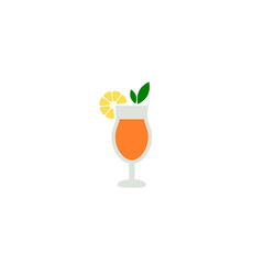 Alcohol cocktail icon isolated on white background