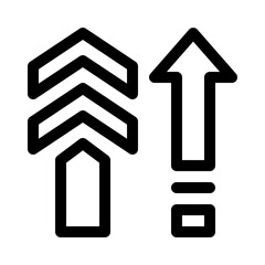 direction line icon