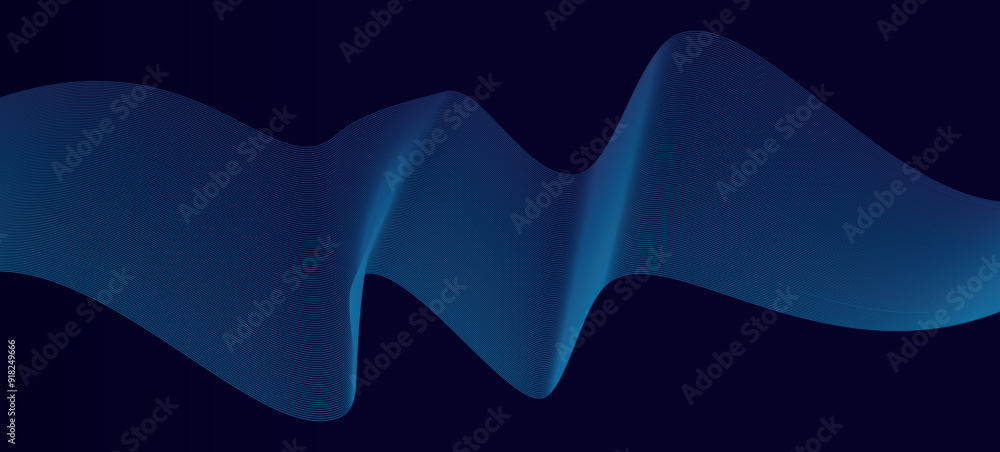 Aufkleber wavy abstract stripes. vector illustration of the gray pattern of lines abstract background