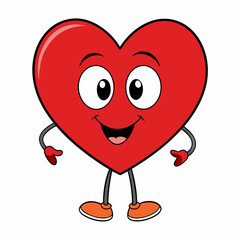 Heart art vector illustration