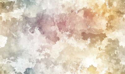 Fototapeta premium Abstract watercolor background with beige, gray, and white colors.